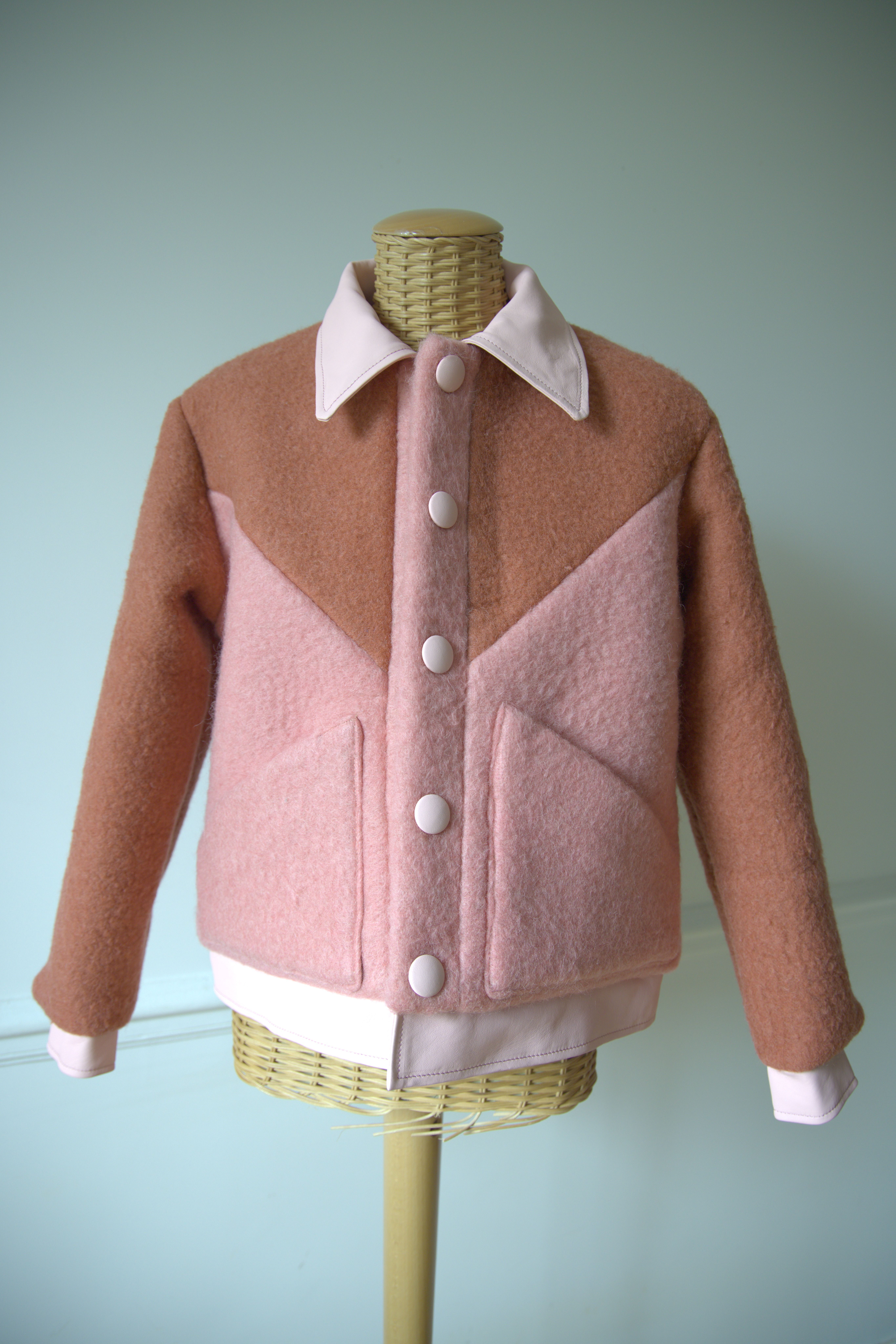 VESTE FIFTY SHADES OF PINK CUIR ROSE