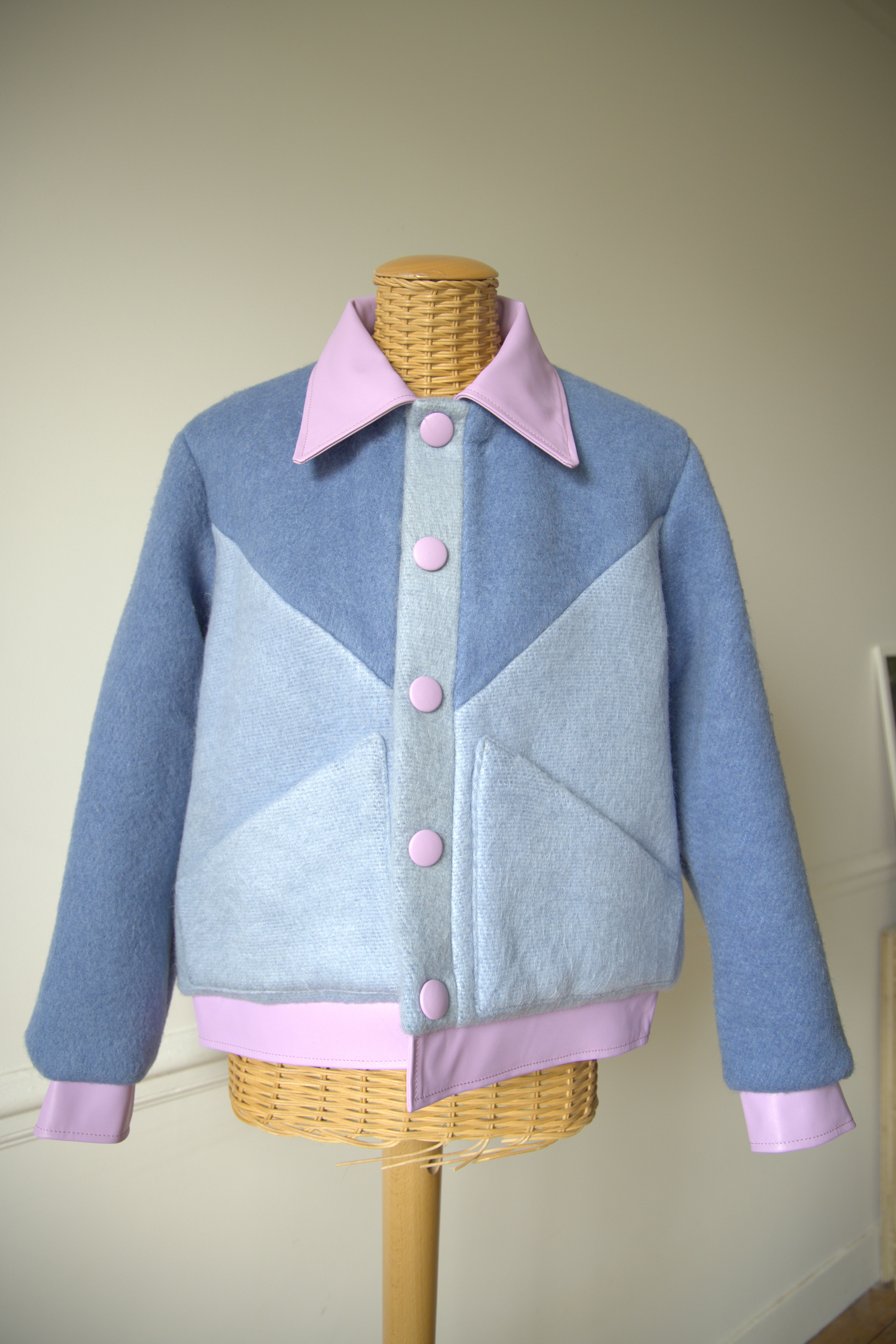 VESTE LAGON CUIR PARME