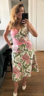 JUPE MIDI PIVOINE SAUVAGE