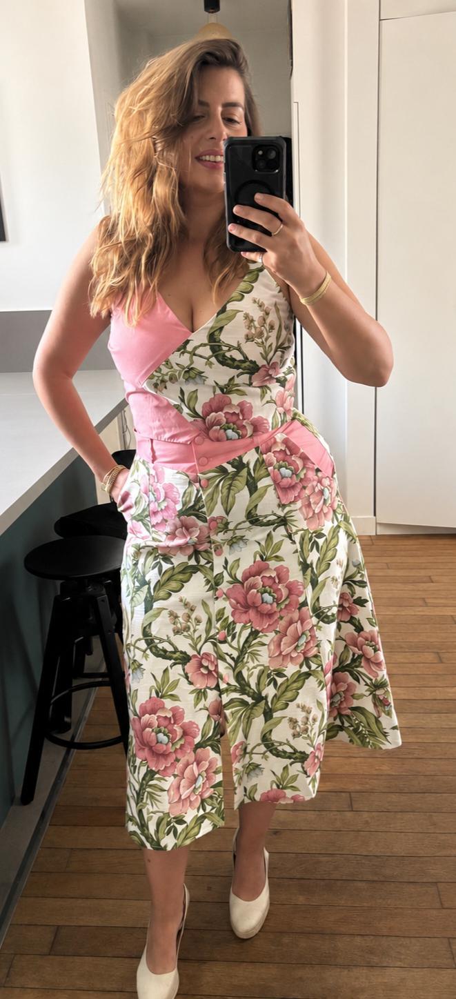 JUPE MIDI PIVOINE SAUVAGE