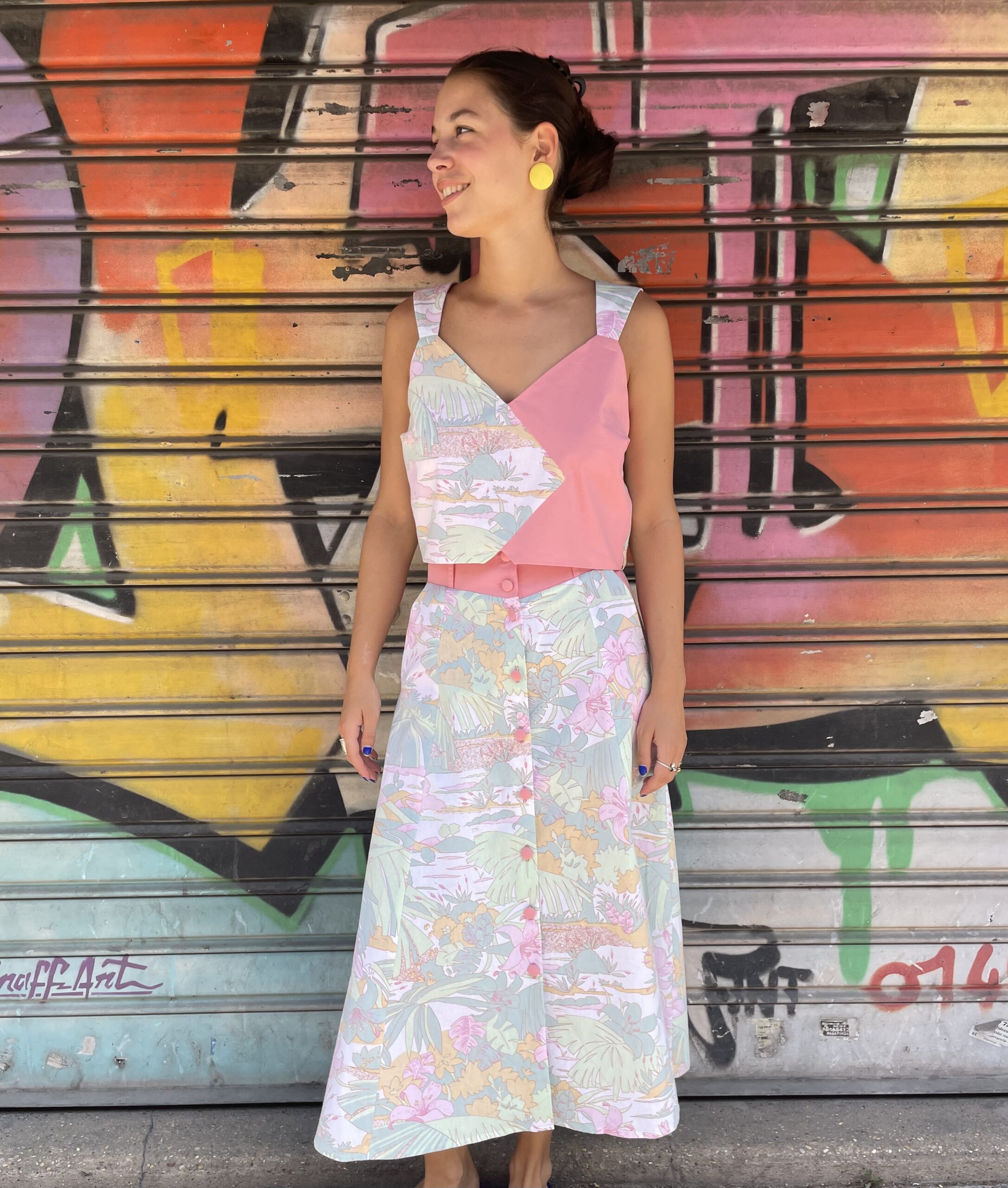 JUPE MIDI SONGE TROPICAL – Image 2