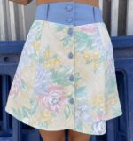 JUPE MINI AQUARELLE