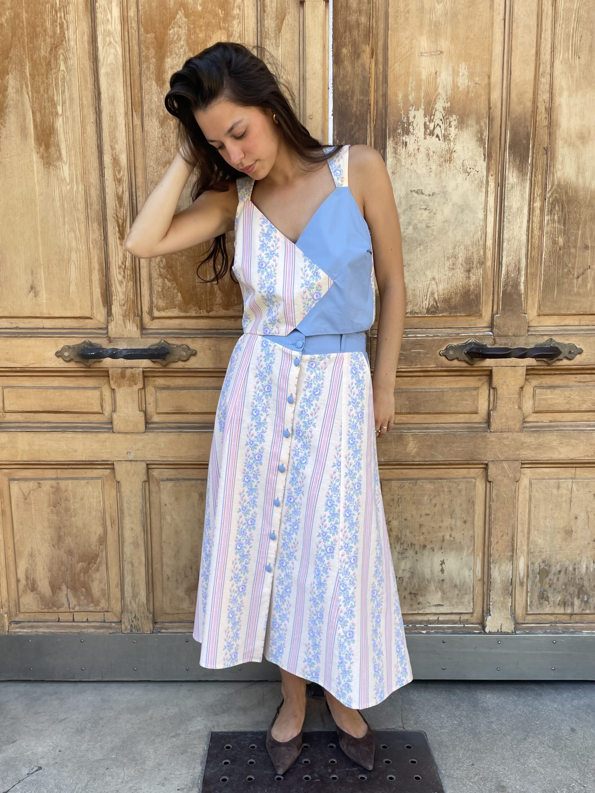 JUPE MIDI MYOSOTIS – Image 2