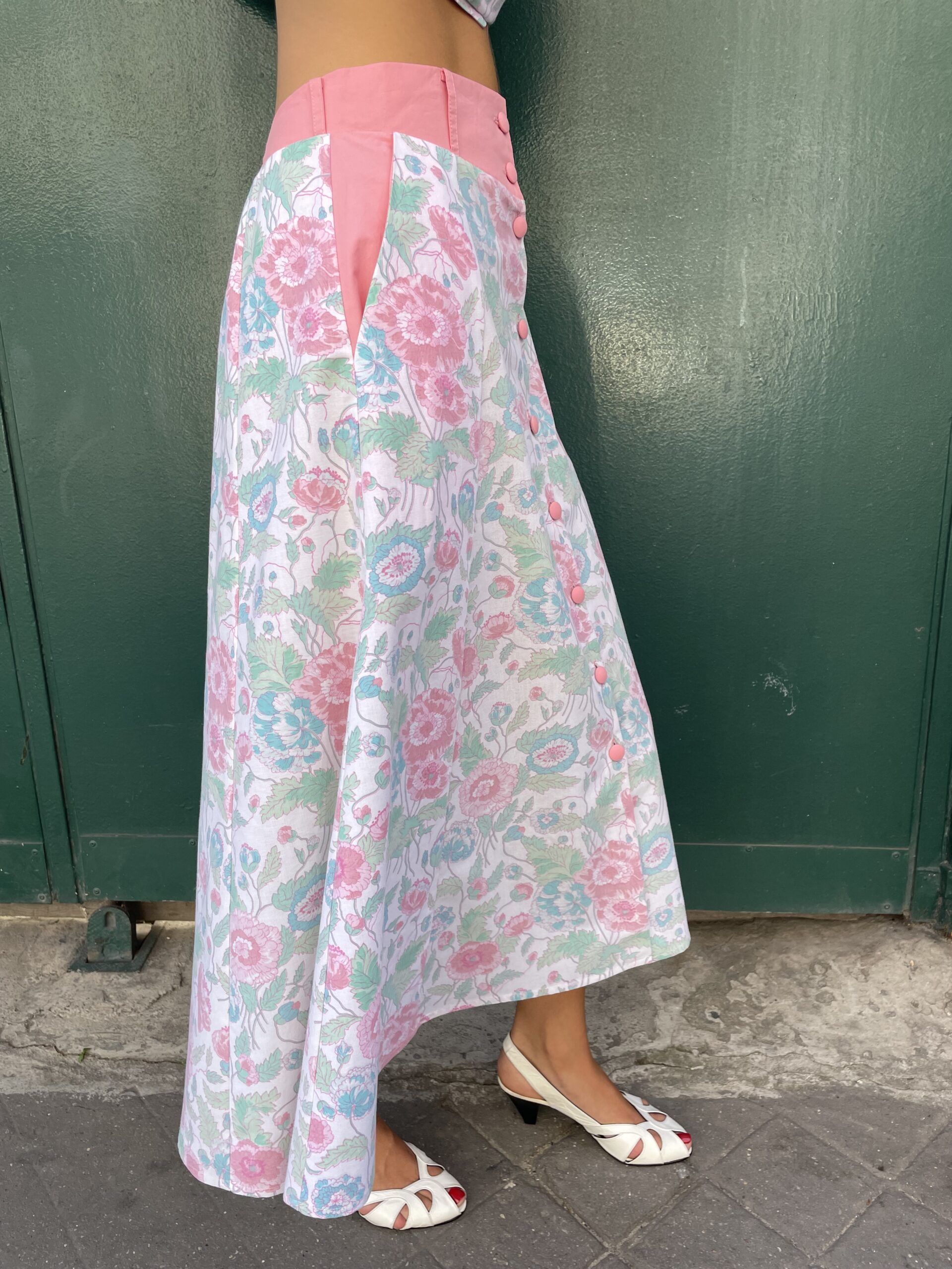 JUPE MIDI FLEUR DES PRES – Image 4