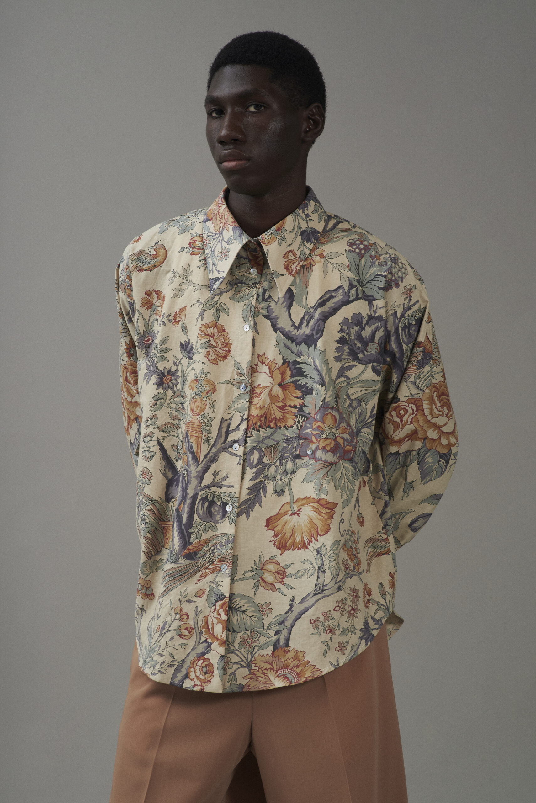 CHEMISE VIGNE FLORALE