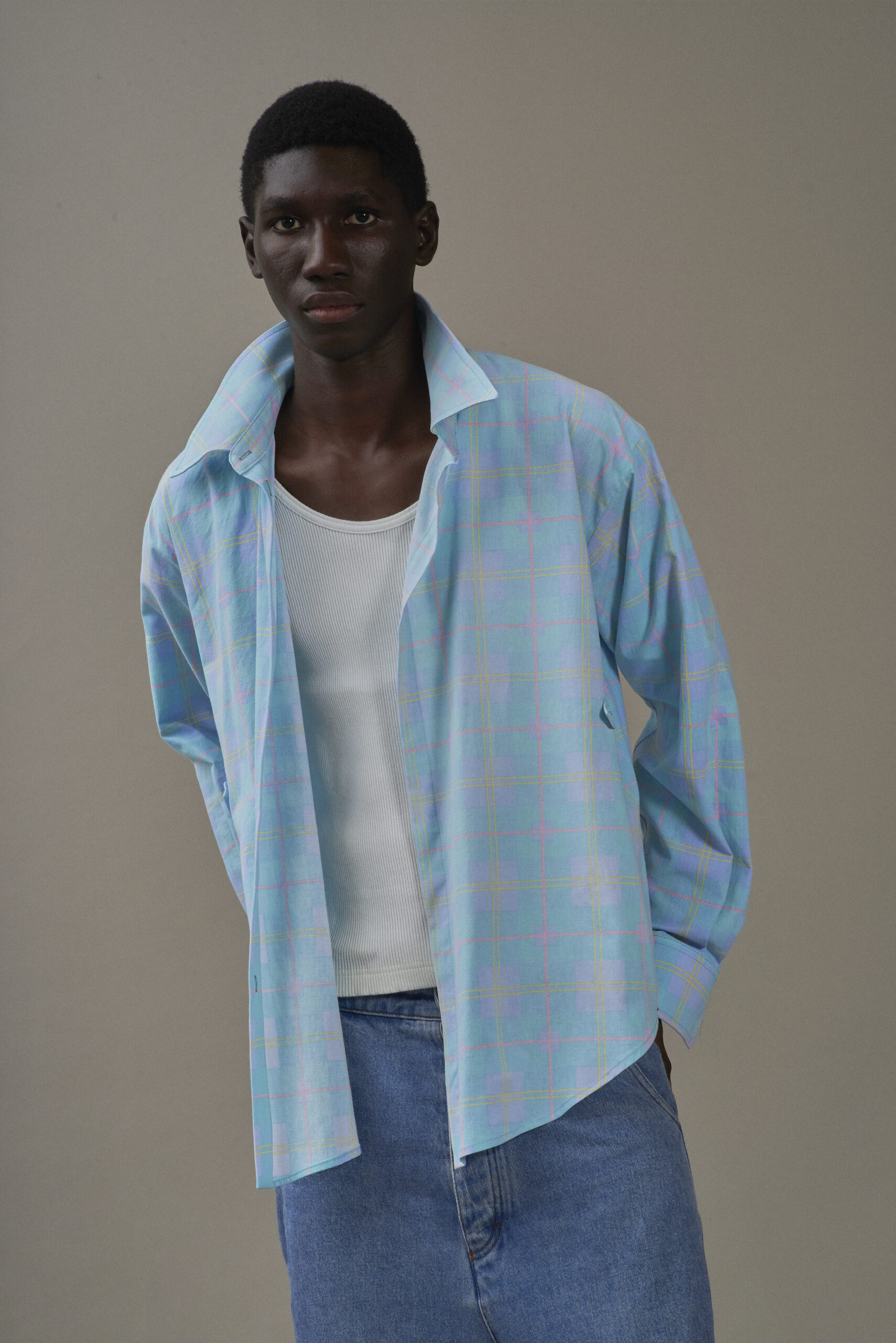 CHEMISE 80'S SQUARES – Image 2