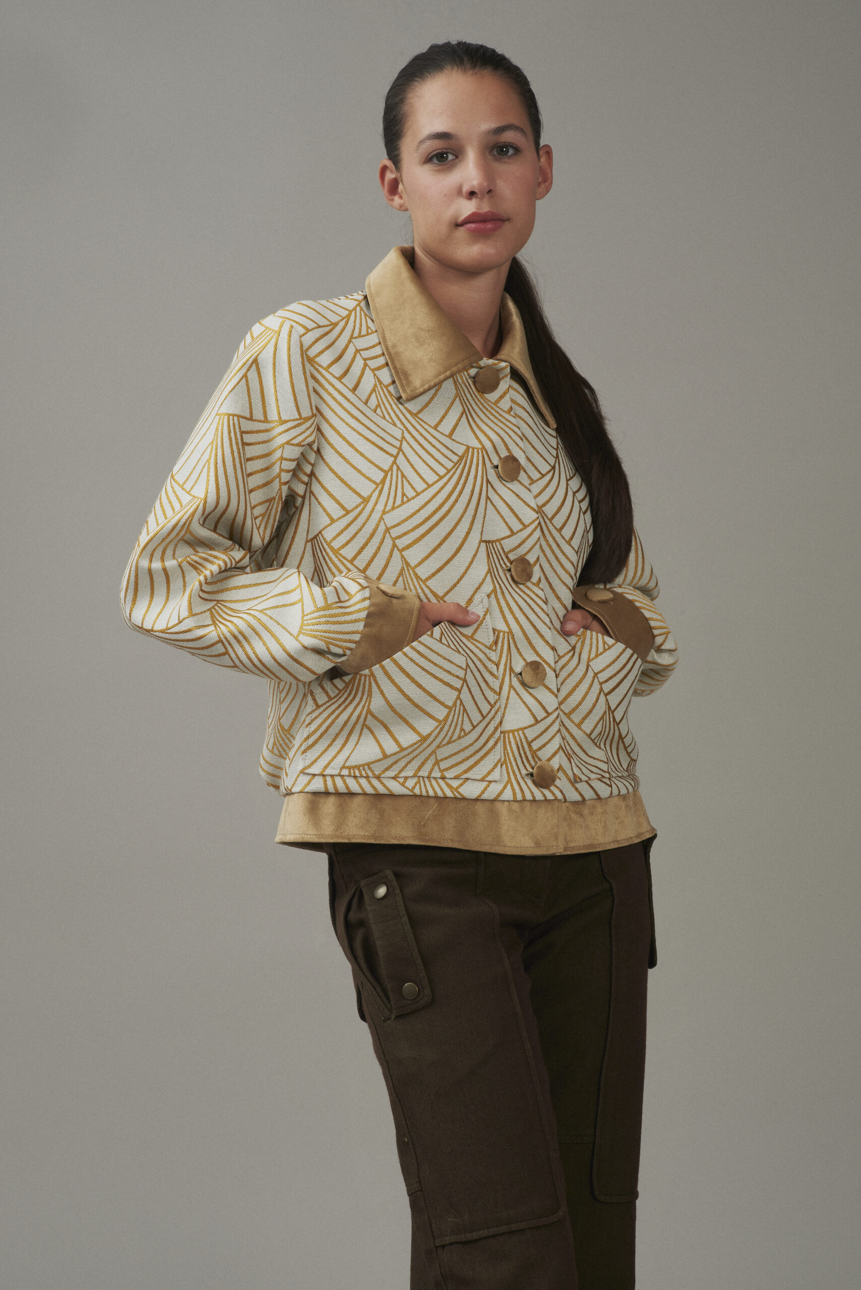 VESTE FEUILLE D'OR – Image 2