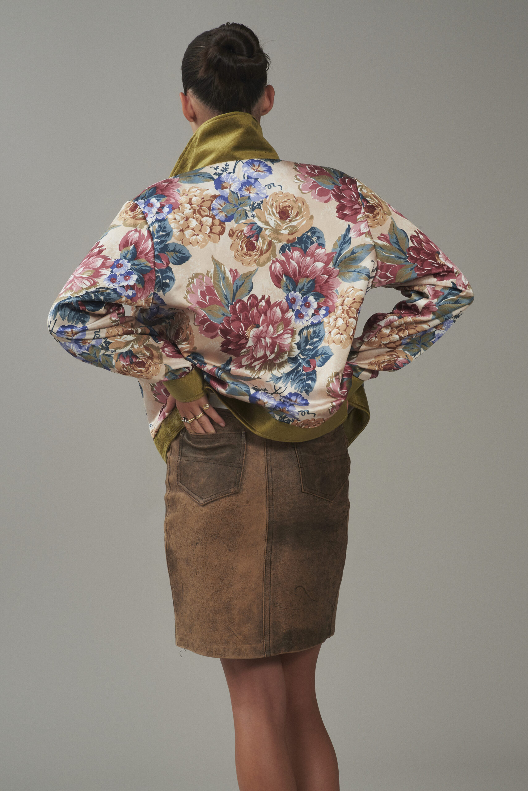 VESTE SATIN FLORAL – Image 3