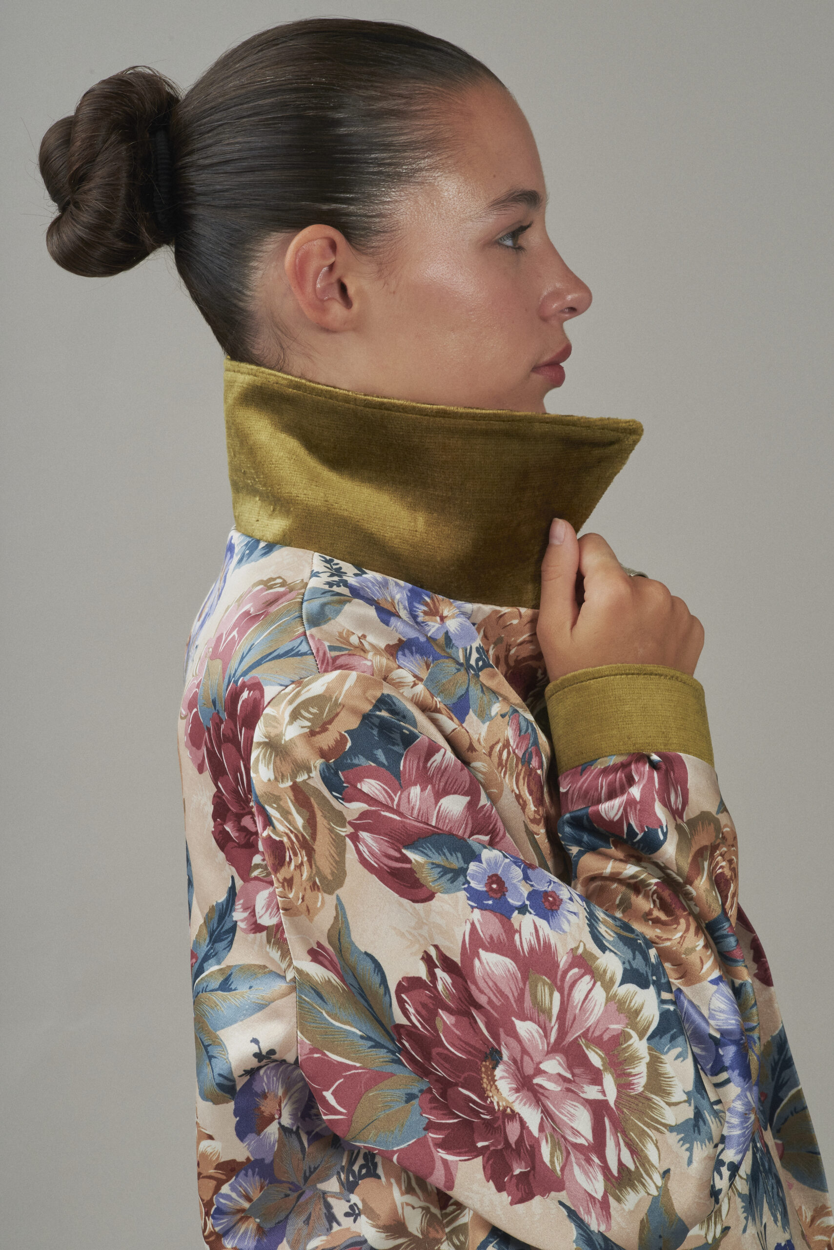 VESTE SATIN FLORAL – Image 2